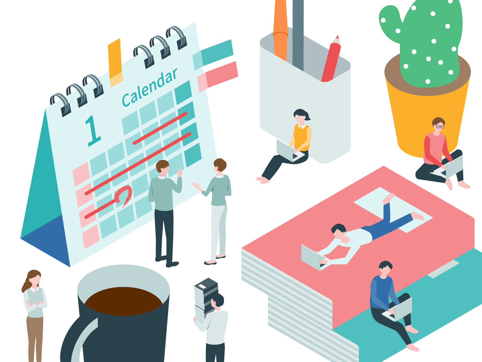 ミーティング・仕事イラスト